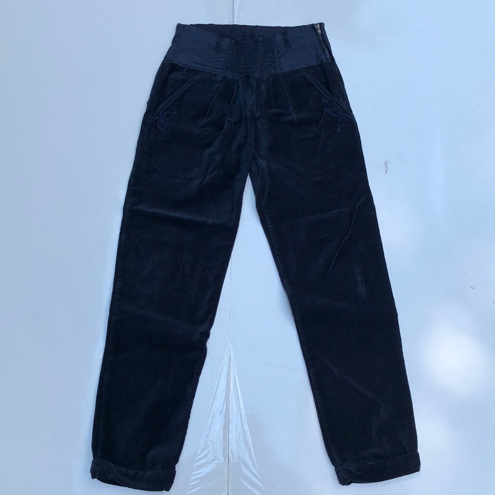 Elaine et Lena Girl Velvet Pants